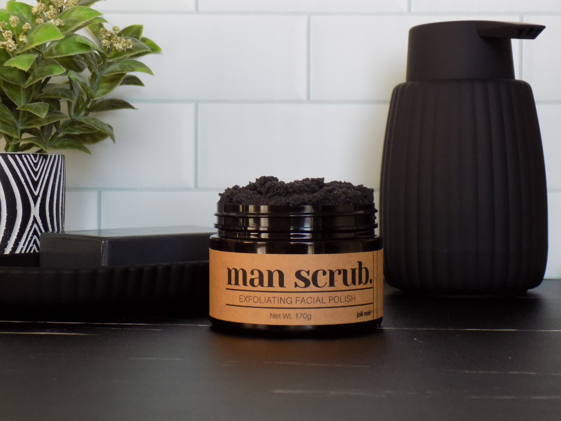 Charcoal Face Scrub - Joli Noir Cosmetics